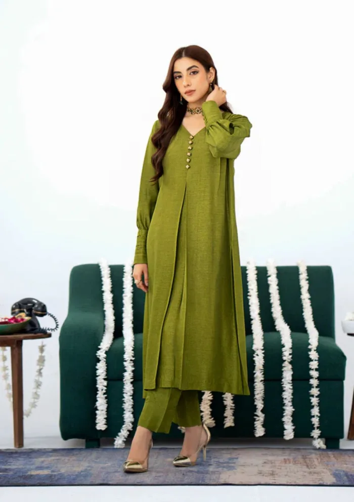 Fozia Khalid FS24 06 Zahira Silk Vol III Luxury Lawn Collection - Image 4