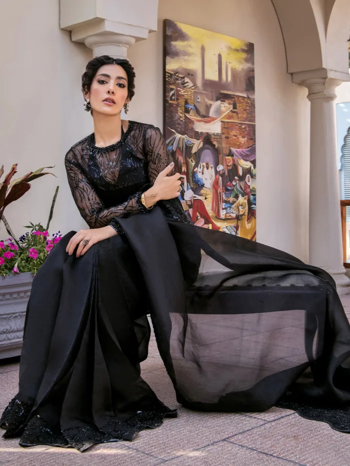 Fozia Khalid Hosh e Rubaa Vasl e Yaar Luxury Lawn Collection - Image 7