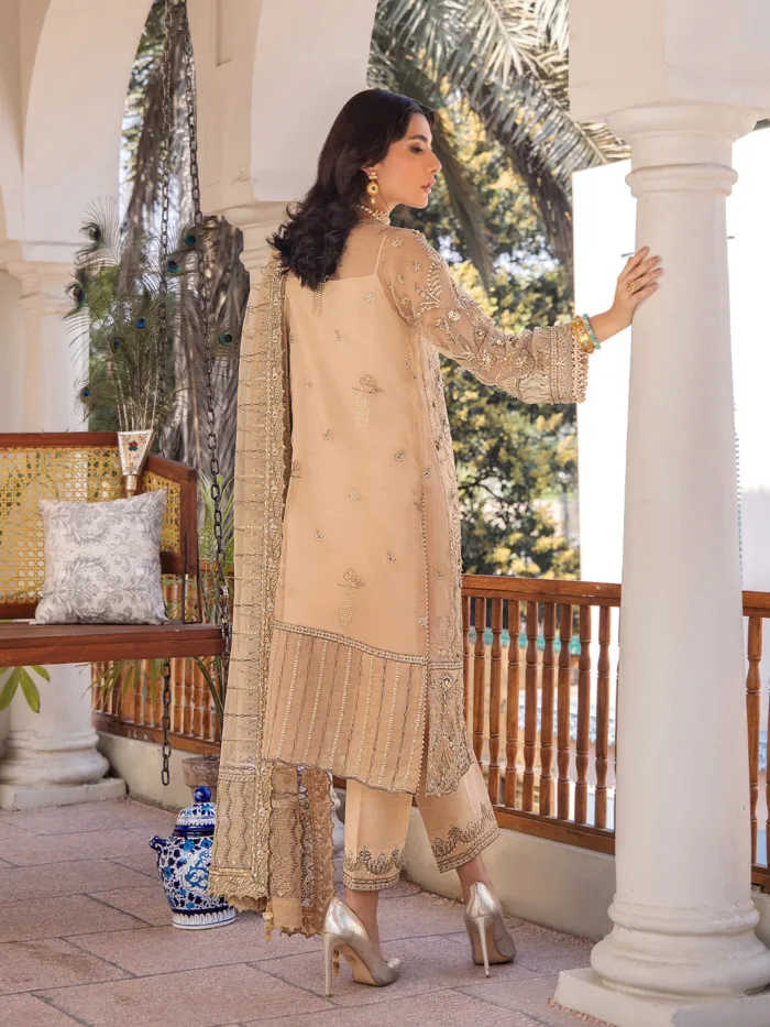 Fozia Khalid Lueur Storie D'Amore Luxury Lawn Collection - Image 2