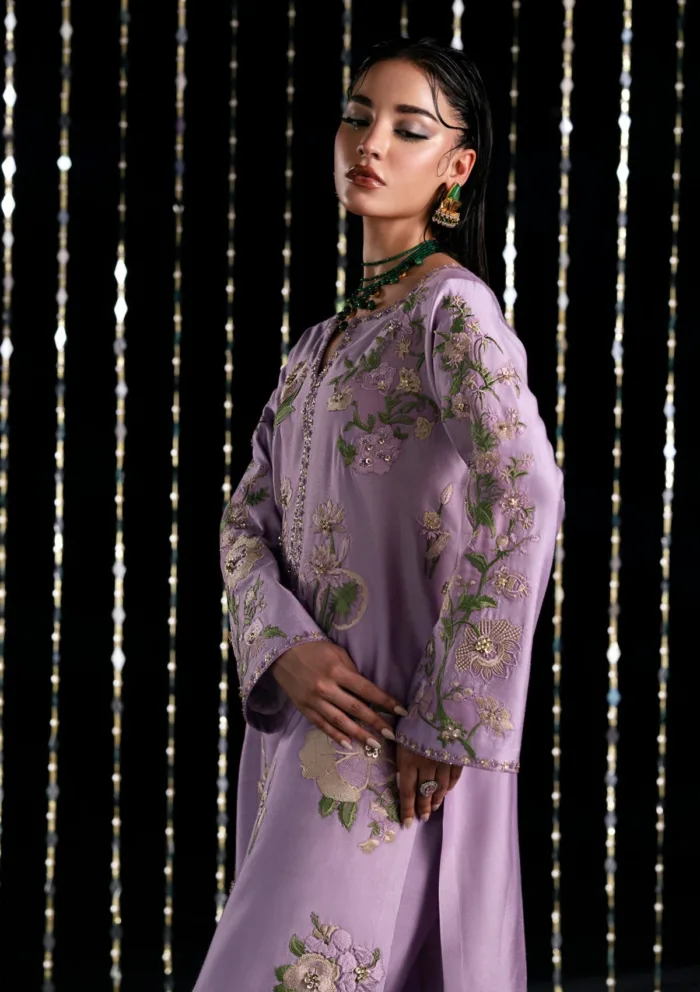 Fozia Khalid Luna Stardust Luxe 24 Luxury Lawn Collection - Image 3