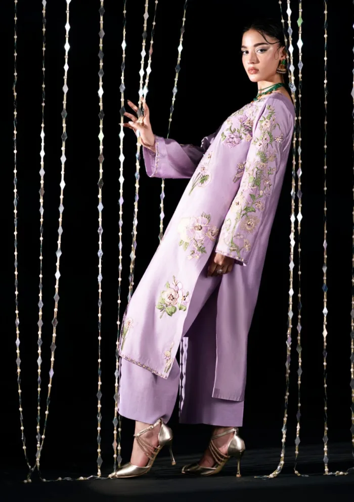 Fozia Khalid Luna Stardust Luxe 24 Luxury Lawn Collection - Image 4