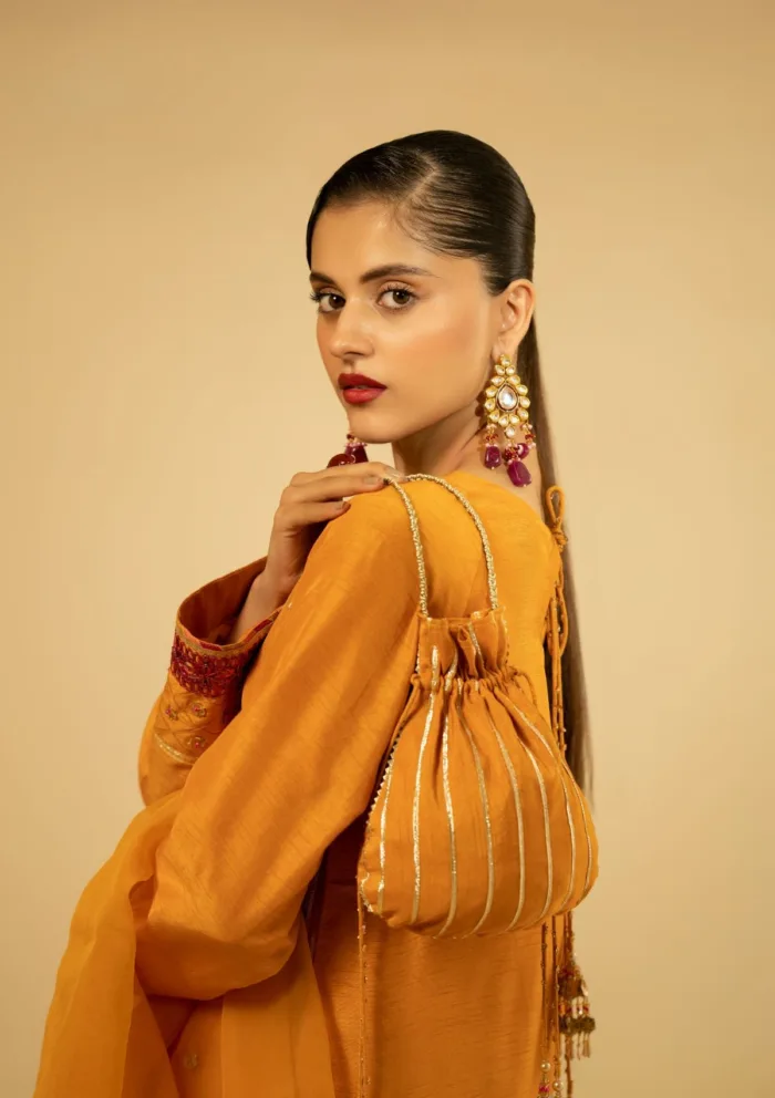 Fozia Khalid Luxe Amber D 05 Silk Edit Luxury Lawn Collection - Image 9