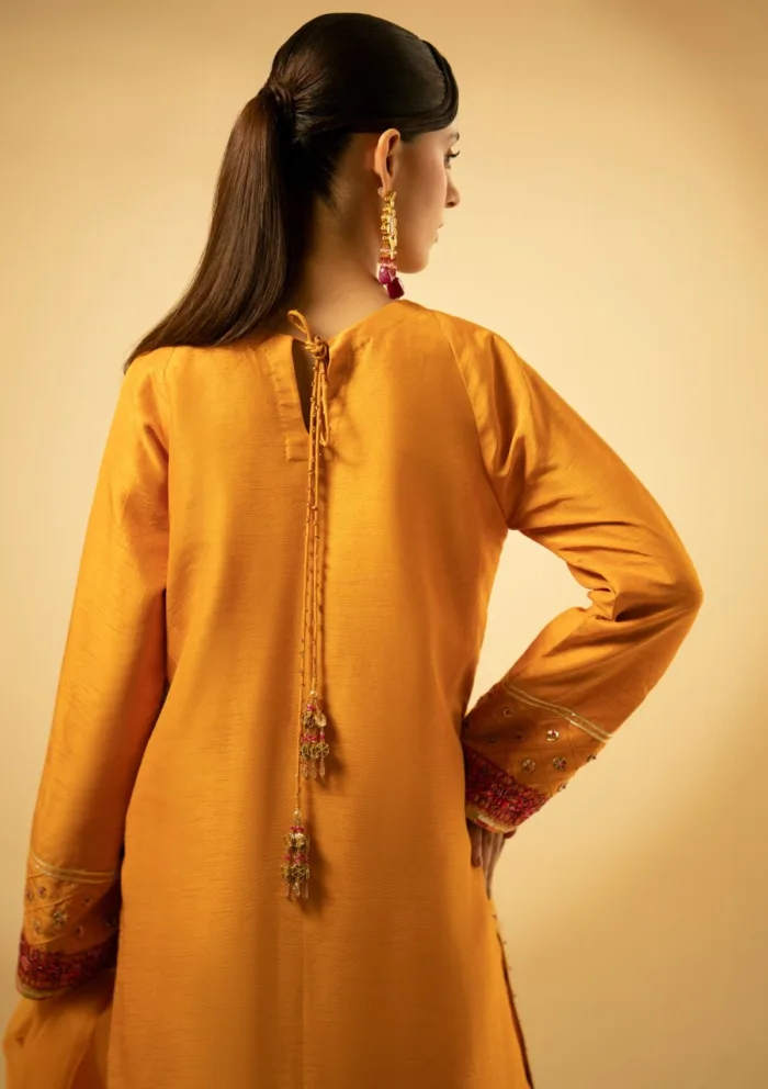 Fozia Khalid Luxe Amber D 05 Silk Edit Luxury Lawn Collection - Image 10
