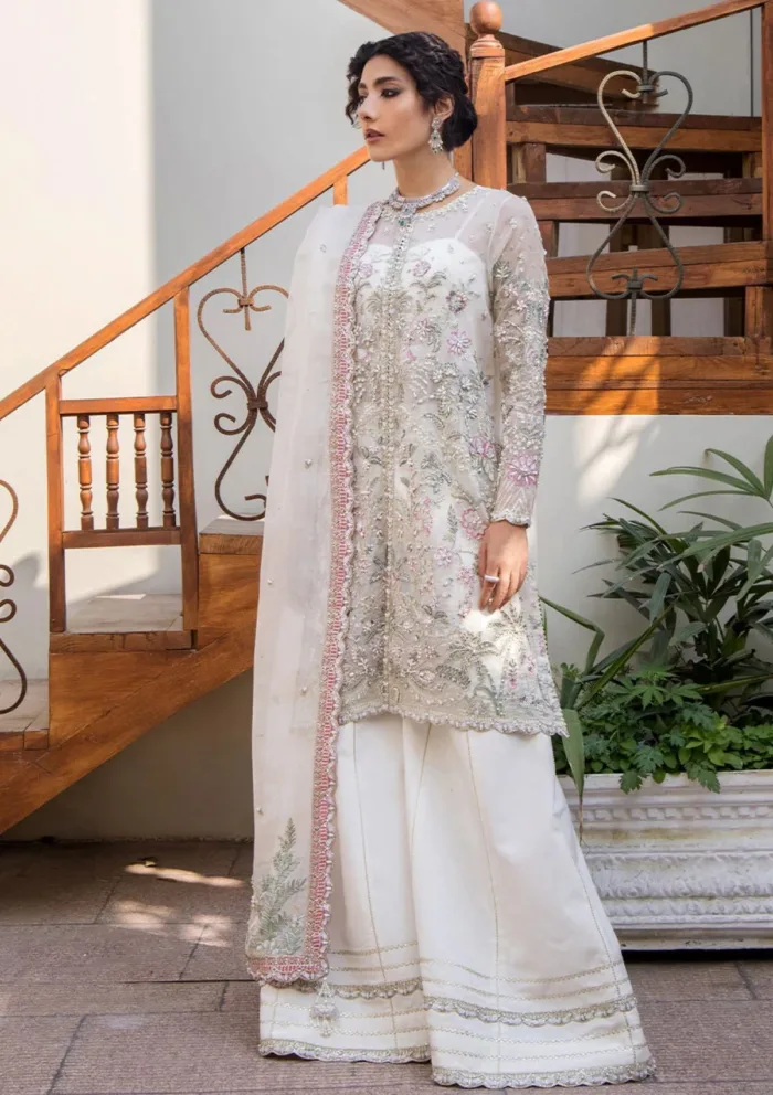 Fozia Khalid Mah e Kaamil Vasl e Yaar Luxury Lawn Collection - Image 2
