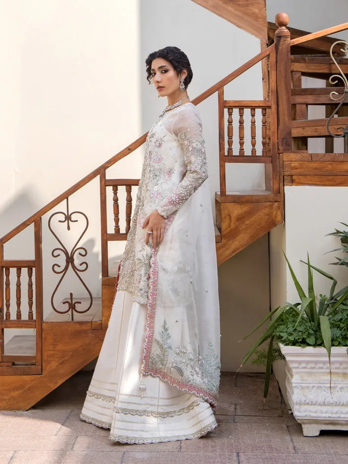 Fozia Khalid Mah e Kaamil Vasl e Yaar Luxury Lawn Collection - Image 4