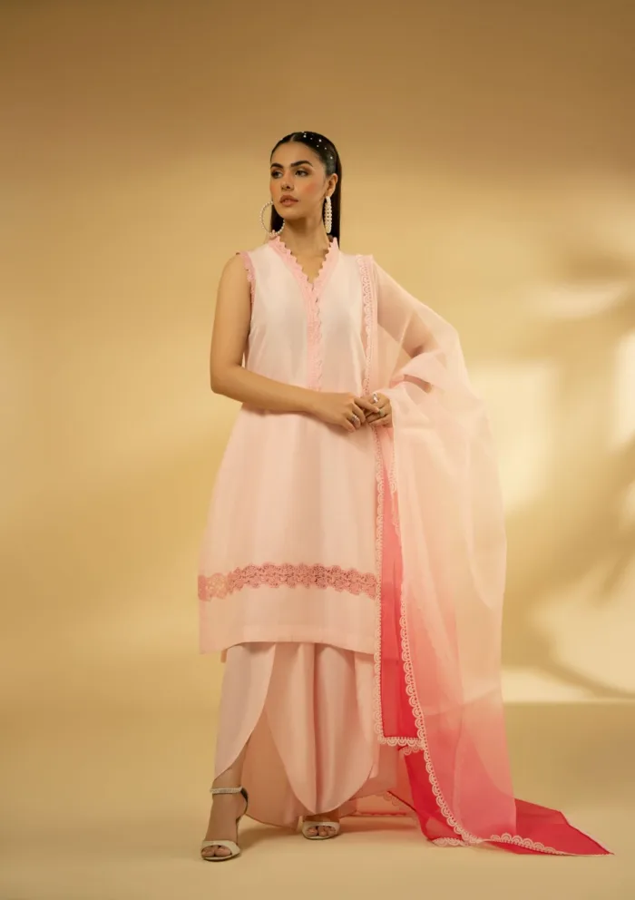 Fozia Khalid Pastel Reverie D 09 Silk Edit Luxury Lawn Collection - Image 3