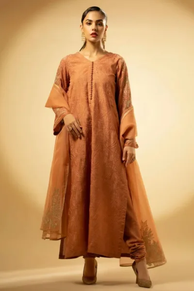 Fozia Khalid Peach Hues D 11
