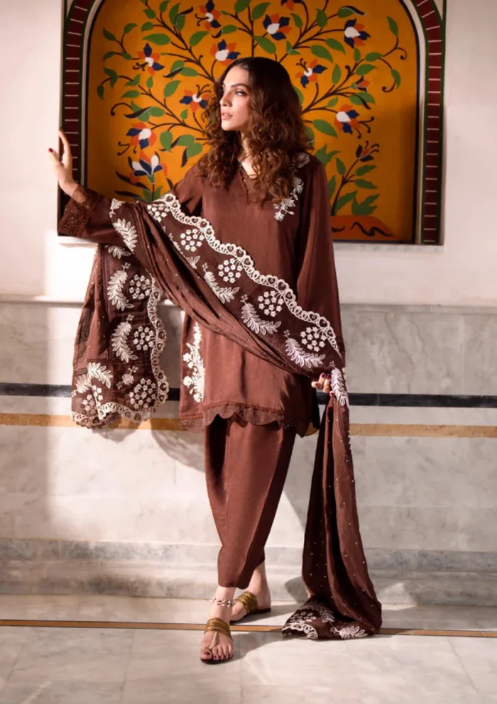 Fozia Khalid Silk Volume IV Raniya Kahani Luxury Lawn Collection - Image 2