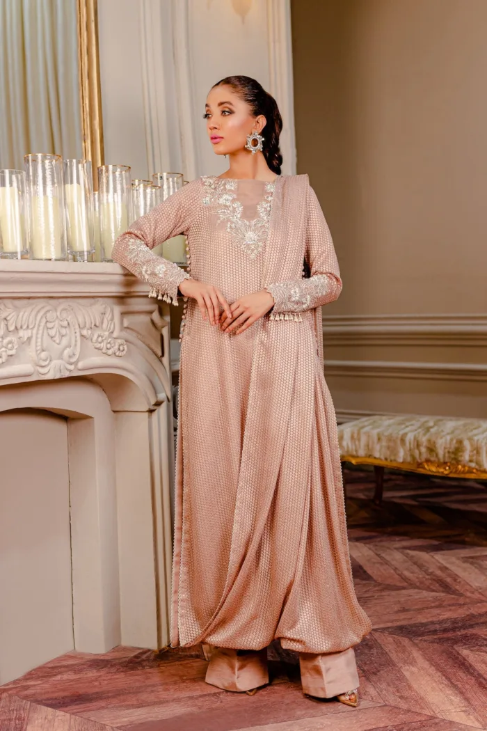 Fozia Khalid VoL 3 Capriccio Lumieres Festive Luxury Lawn Collection - Image 3