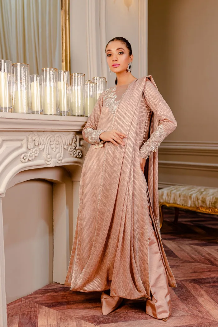 Fozia Khalid VoL 3 Capriccio Lumieres Festive Luxury Lawn Collection - Image 4