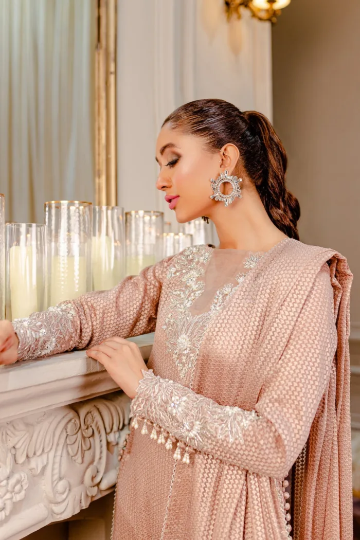 Fozia Khalid VoL 3 Capriccio Lumieres Festive Luxury Lawn Collection - Image 6