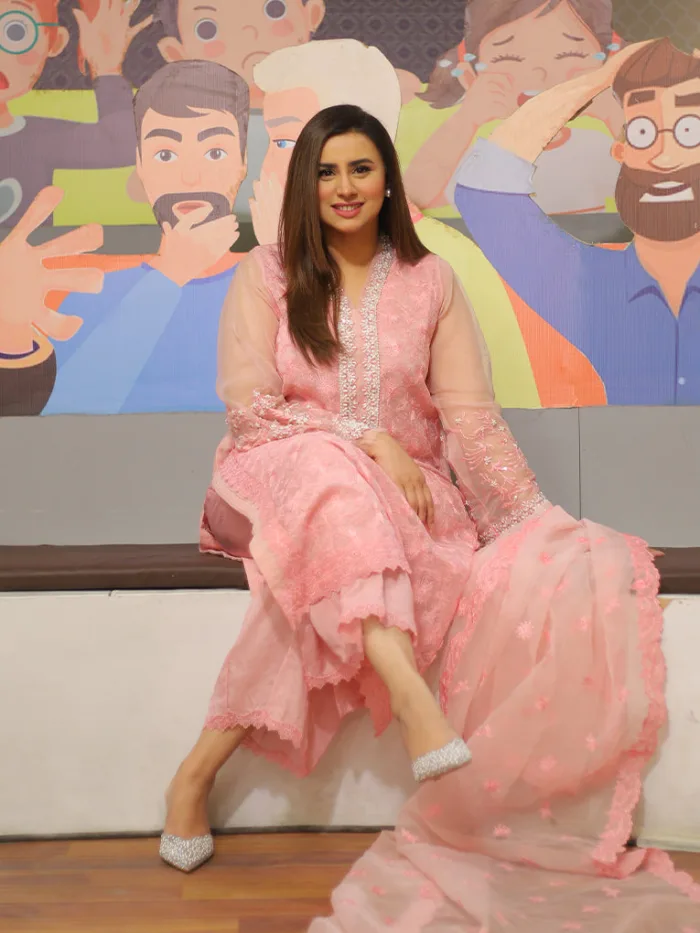 Fozia Khalid VoL 3 Crepe Rose Lumieres Festive Luxury Lawn Collection - Image 11