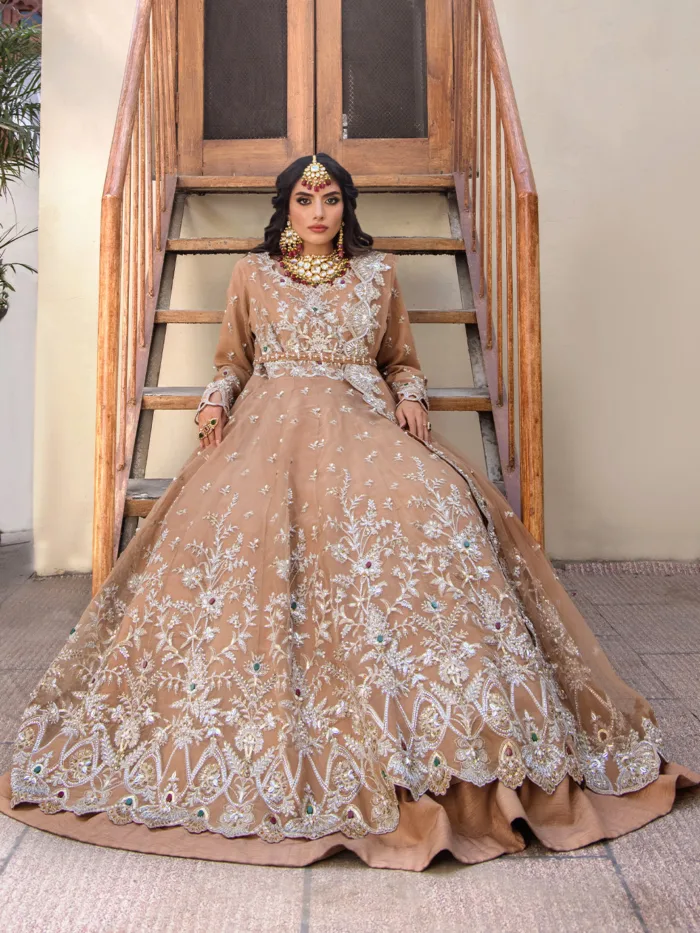 Fozia Khalid Zeh e Naseeb Vasl e Yaar Luxury Lawn Collection - Image 5