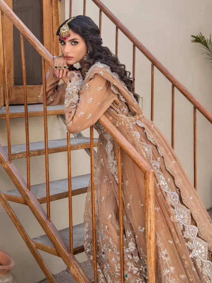 Fozia Khalid Zeh e Naseeb Vasl e Yaar Luxury Lawn Collection - Image 9