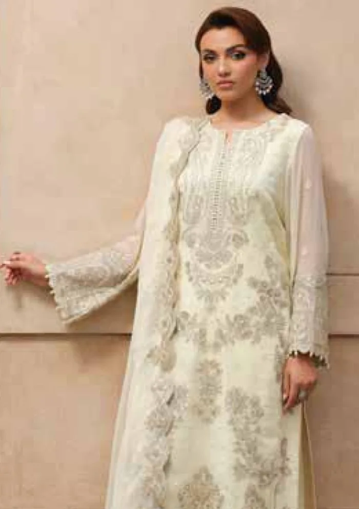 Freesia Premium FW 40032 Azin Emira 25 Luxury Lawn Collection - Image 4