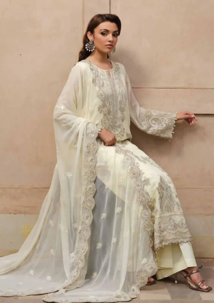 Freesia Premium FW 40032 Azin Emira 25 Luxury Lawn Collection - Image 5