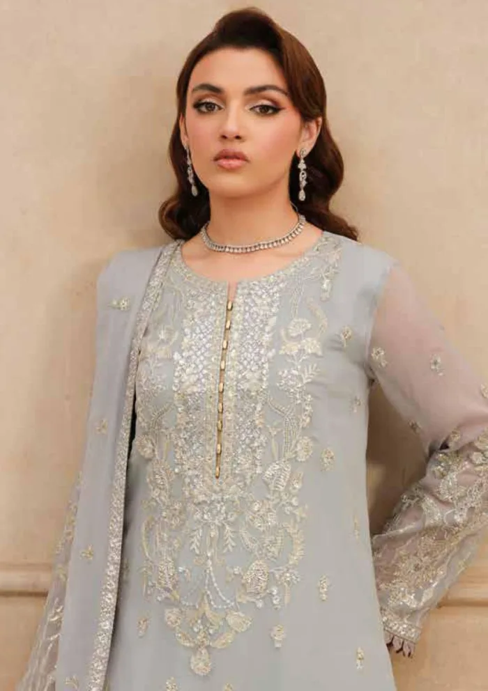 Freesia Premium FW 40033 Fariba Emira 25 Luxury Lawn Collection - Image 4