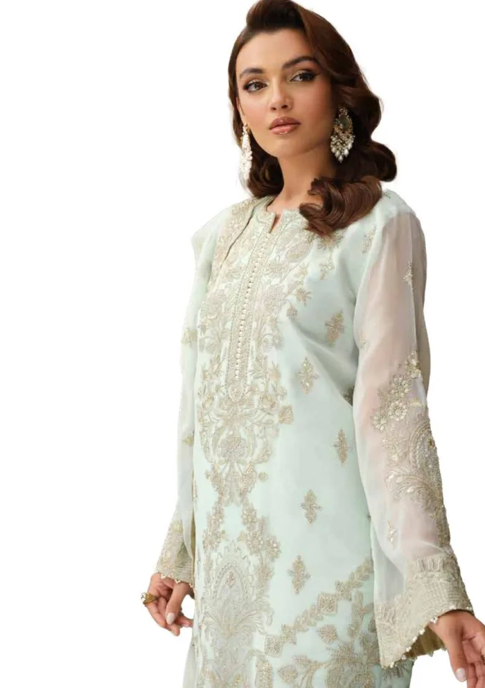 Freesia Premium FW 40034 Roshanak Emira 25 Luxury Lawn Collection - Image 4