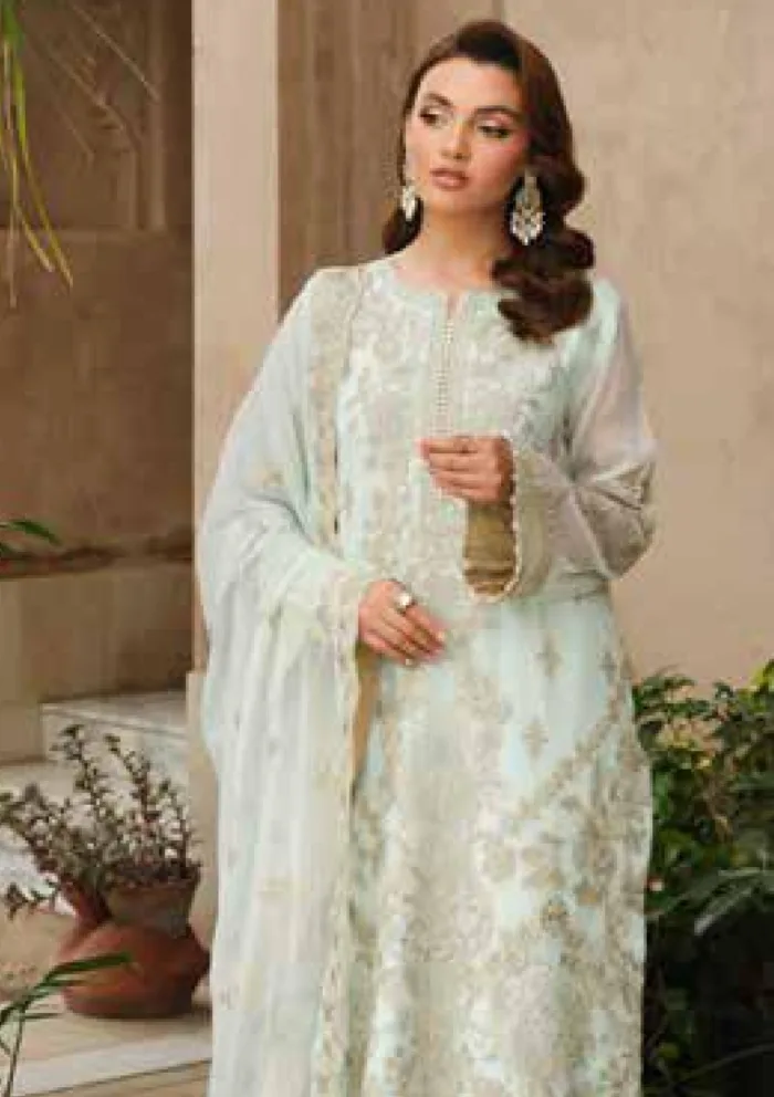 Freesia Premium FW 40034 Roshanak Emira 25 Luxury Lawn Collection - Image 5
