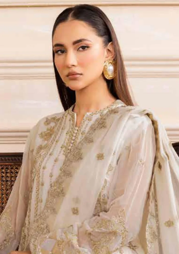 Freesia Premium FW 40036 Zarrin Emira 25 Luxury Lawn Collection - Image 3