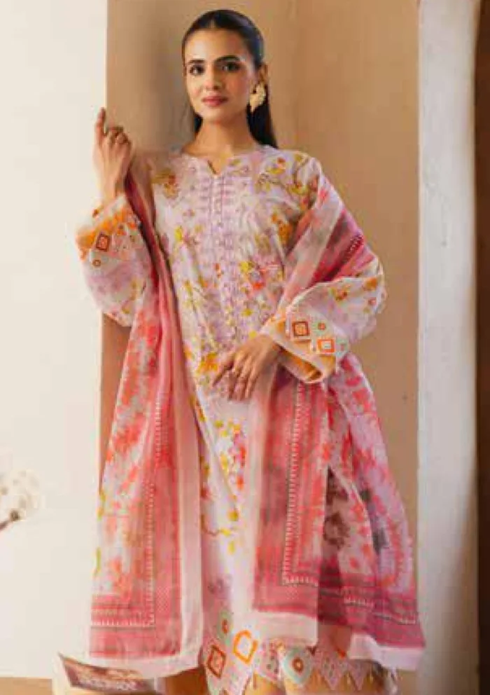 Freesia Premium FW 50071 ADIVA Zen Luxury Lawn Collection - Image 3