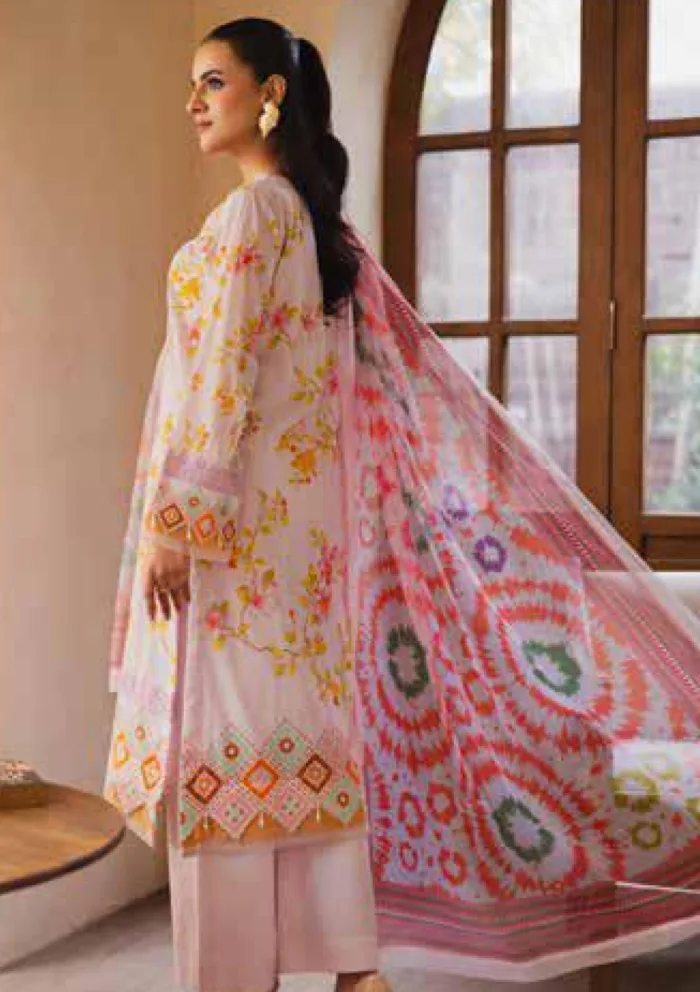 Freesia Premium FW 50071 ADIVA Zen Luxury Lawn Collection - Image 4