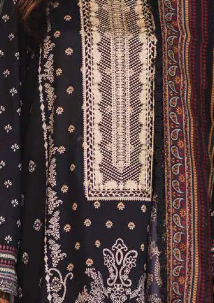 Freesia Premium FW 50073 JASEENA Zen Luxury Lawn Collection - Image 2