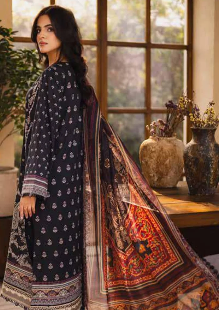 Freesia Premium FW 50073 JASEENA Zen Luxury Lawn Collection - Image 3