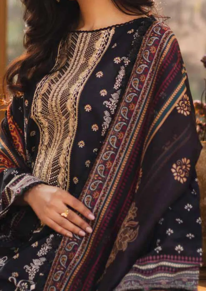 Freesia Premium FW 50073 JASEENA Zen Luxury Lawn Collection - Image 4