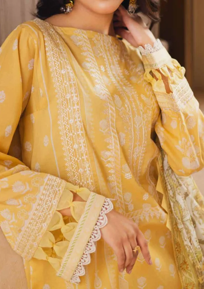 Freesia Premium FW 50078 AFREEAH Zen Luxury Lawn Collection - Image 3