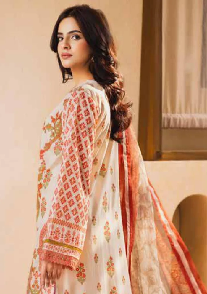 Freesia Premium FW 50079 MANAR Zen Luxury Lawn Collection - Image 2