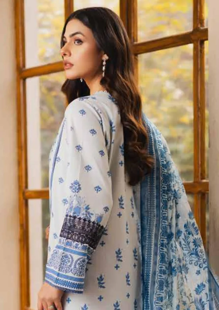Freesia Premium FW 50081 LUNA Zen Luxury Lawn Collection - Image 2