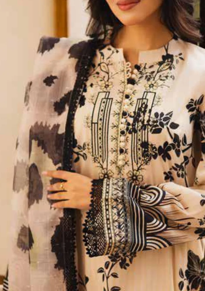 Freesia Premium FW 50083 LAYANA Zen Luxury Lawn Collection - Image 3