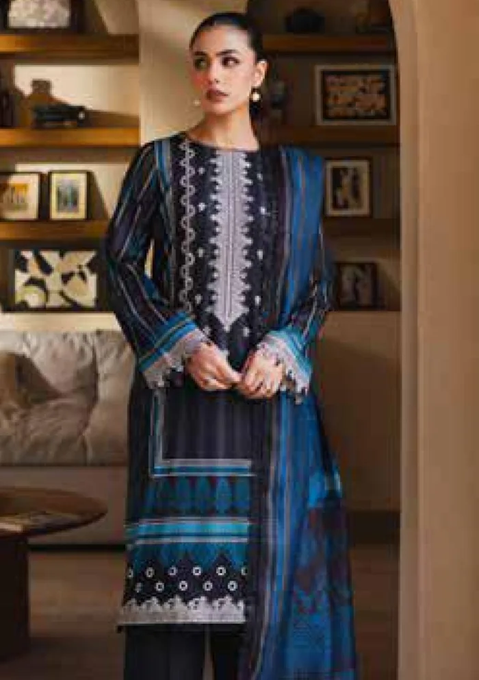 Freesia Premium FW 50084 PETRA Zen Luxury Lawn Collection - Image 4