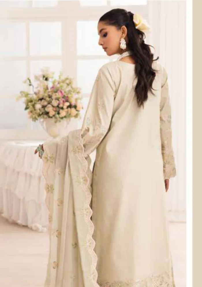 Freesia Premium FW 50099 Esmat Mira Luxury Lawn Collection - Image 2