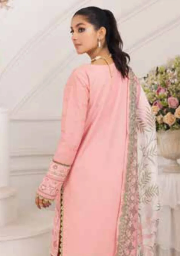 Freesia Premium FW 50106 Mahine Mira Luxury Lawn Collection - Image 3
