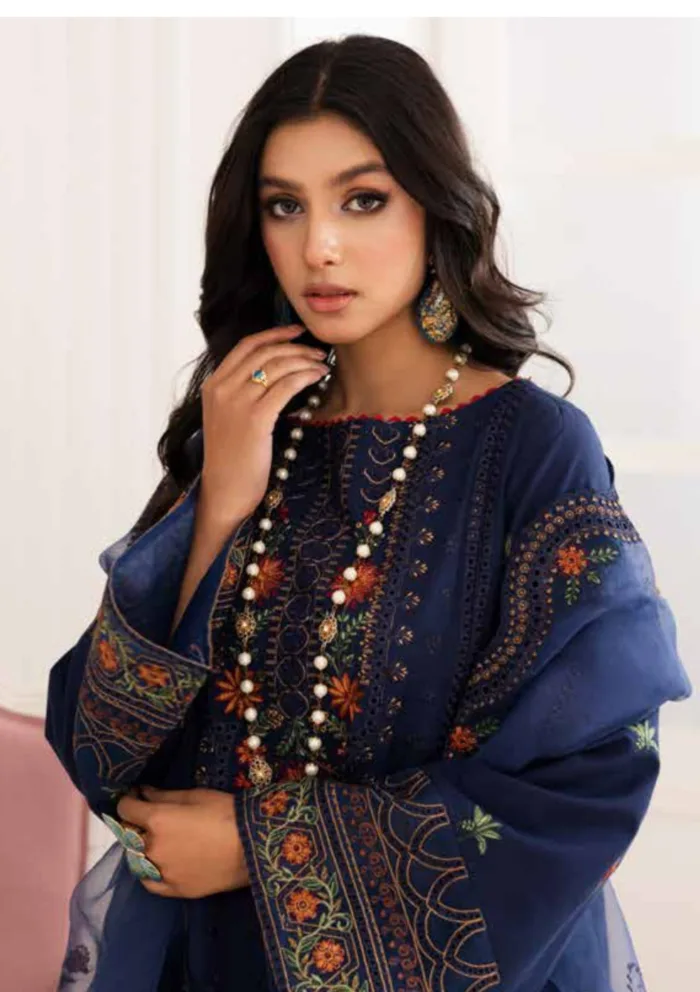 Freesia Premium FW 50109 Parestoo Mira Luxury Lawn Collection - Image 2