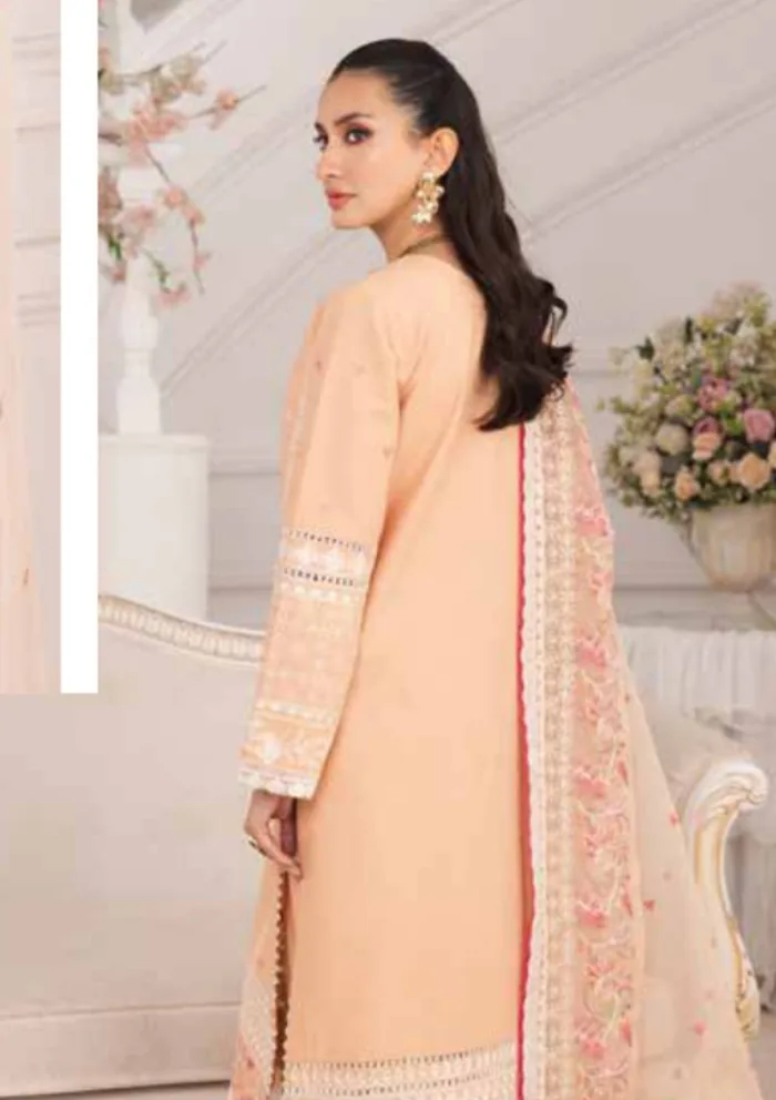 Freesia Premium FW 50113 Simin Mira Luxury Lawn Collection - Image 2