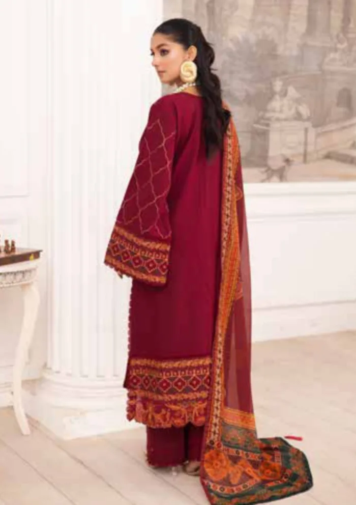 Freesia Premium FW 50114 Sahar Mira Luxury Lawn Collection - Image 2