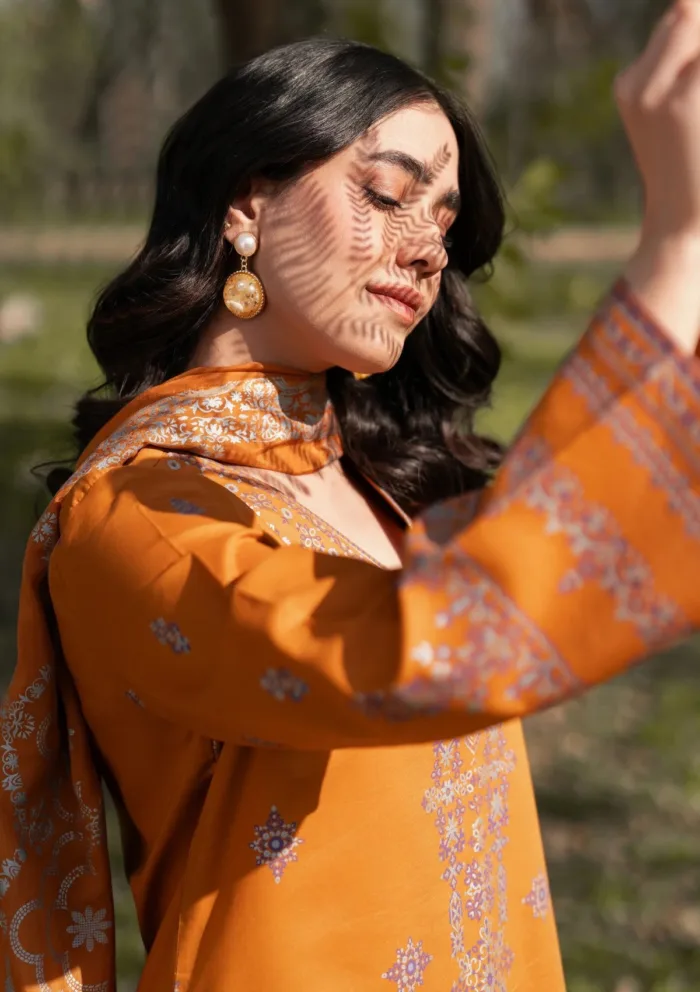 Garnet Clothing Feeha Floral Soiree Luxury Lawn Collection - Image 2