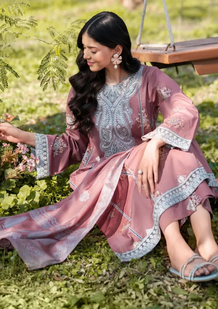 Garnet Clothing Mirae Floral Soiree Luxury Lawn Collection - Image 2