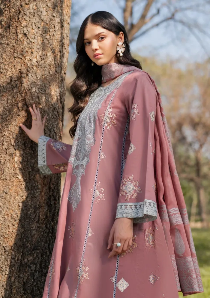Garnet Clothing Mirae Floral Soiree Luxury Lawn Collection - Image 4