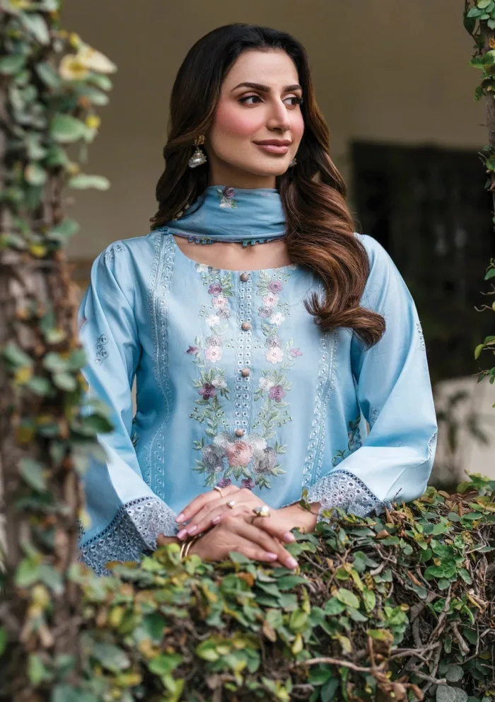 Garnet Clothing Opaline Zahra 25 Luxury Lawn Collection - Image 3