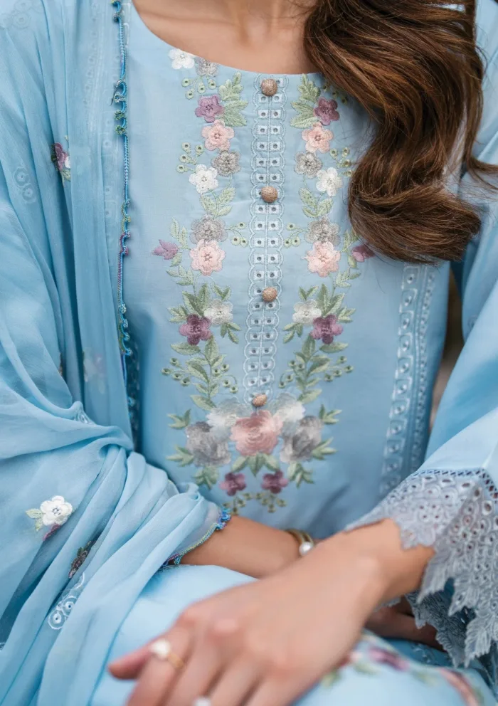 Garnet Clothing Opaline Zahra 25 Luxury Lawn Collection - Image 4