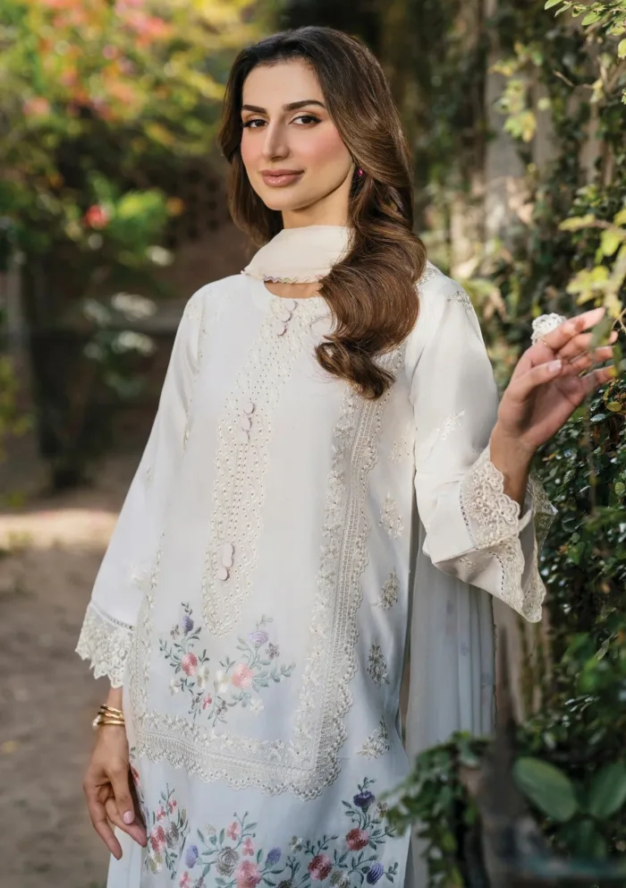 Garnet Clothing Pearls Zahra 25 Luxury Lawn Collection - Image 3
