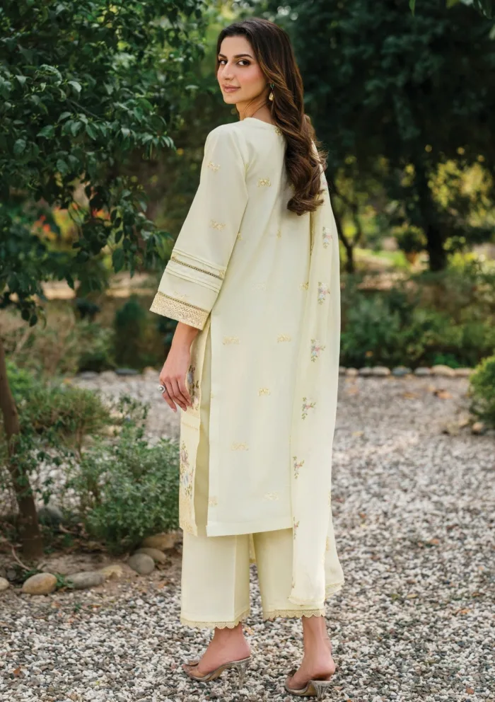 Garnet Clothing Saffron Zahra 25 Luxury Lawn Collection - Image 2