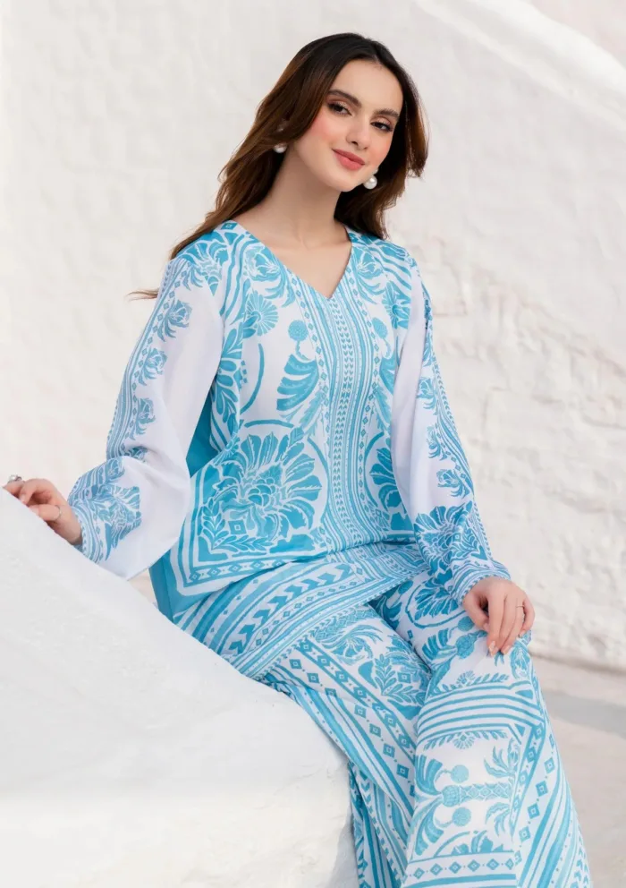 Garnet Clothing Soleil Tropic Ophelia Luxury Lawn Collection - Image 3