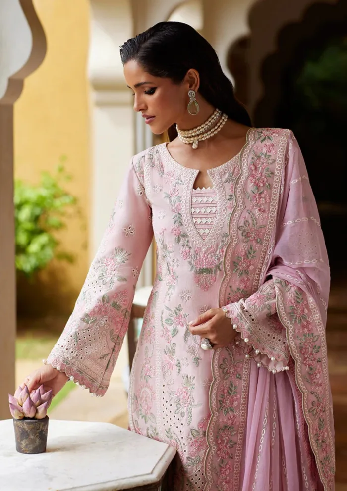 Gulaal GL25 01 Magnolia Luxury Lawn 25 Collection - Image 4