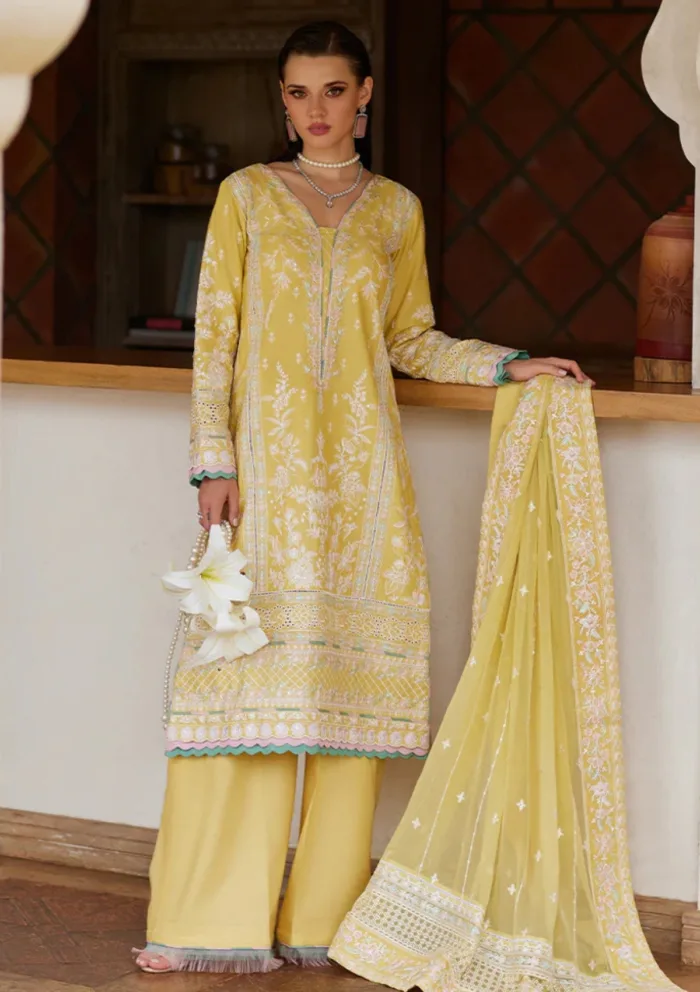 Gulaal GL25 04 Iris Luxury Lawn 25 Collection - Image 2
