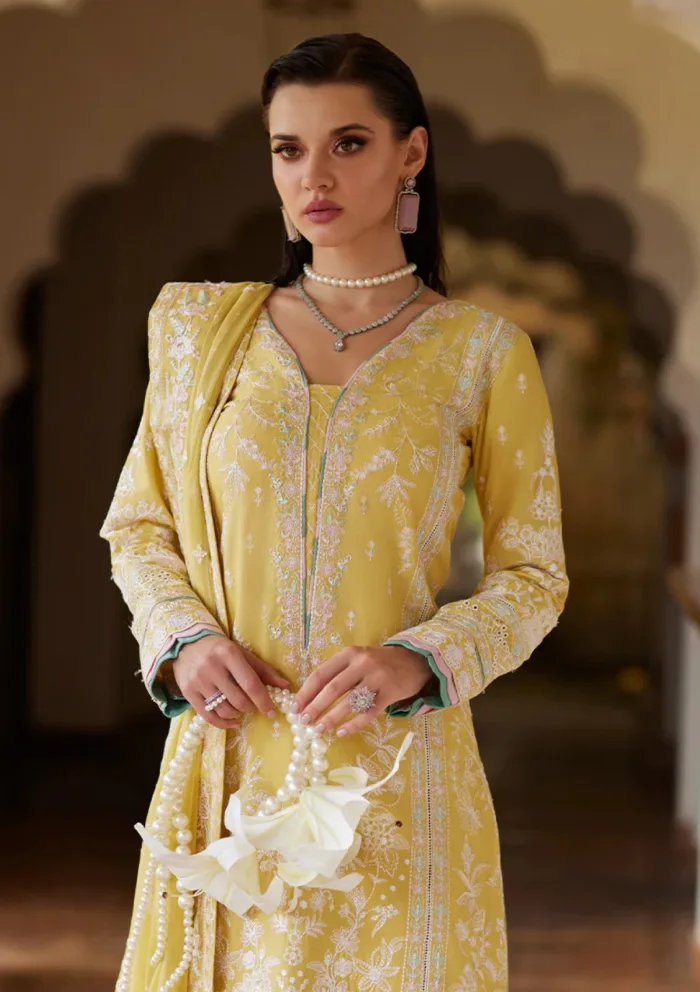 Gulaal GL25 04 Iris Luxury Lawn 25 Collection - Image 3